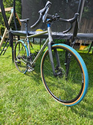 Used All-City Cosmic Stallion SRAM Force eTap AXS 2022 Road & Gravel, Light Gray — image 3 of 7
