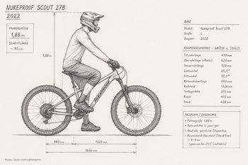 Used Nukeproof Nukeproof Custom SRAM Apex 2022 Mountainbike, Verde — image 11 of 12