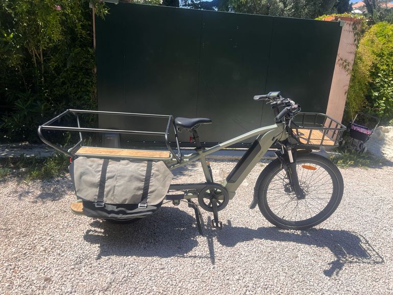 Used DECATHLON BTWIN R500E Longtail 2023 Urban, Green — image 6 of 12