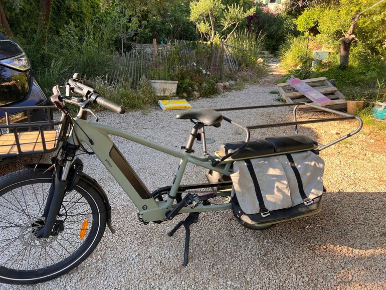 Used DECATHLON BTWIN R500E Longtail 2023 Urban, Green — image 1 of 12
