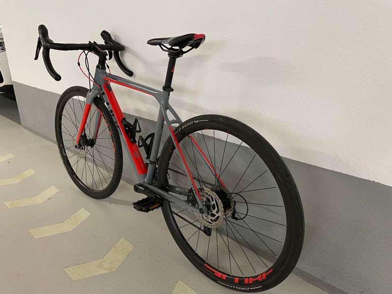Used CUBE CROSS RACE Pro 2018 2018 Road & Gravel, Hellgrau — image 7 of 9