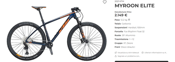 Brugt KTM MYROON ELITE 2021 2021 Mountainbike — billede 11 af 11