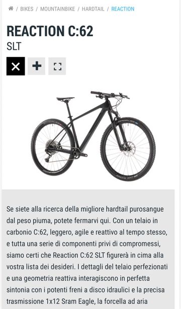 Brugt CUBE REACTION C:62 SLT 2020 2020 Mountainbike — billede 4 af 5