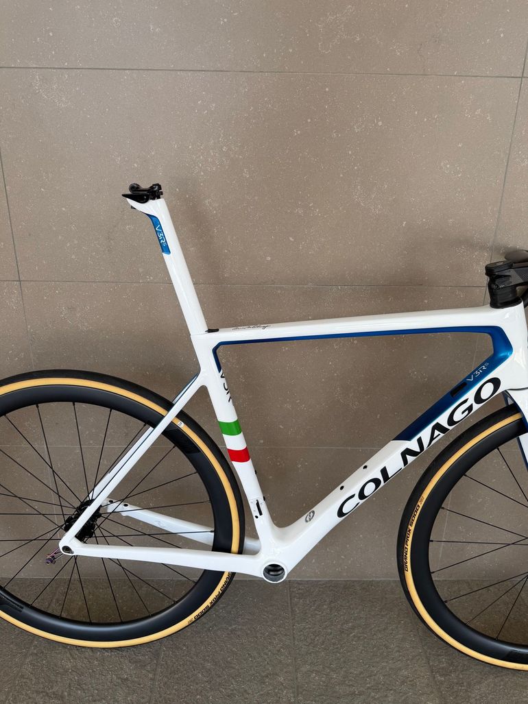 Used Colnago V3-RS Disc Frameset 2021 Frameset 2021 Road & Gravel, Blue — image 4 of 11