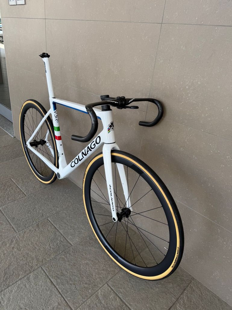 Used Colnago V3-RS Disc Frameset 2021 Frameset 2021 Road & Gravel, Blue — image 6 of 11