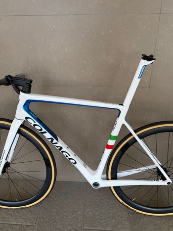 Used Colnago V3-RS Disc Frameset 2021 Frameset 2021 Road & Gravel, Blue — image 2 of 11
