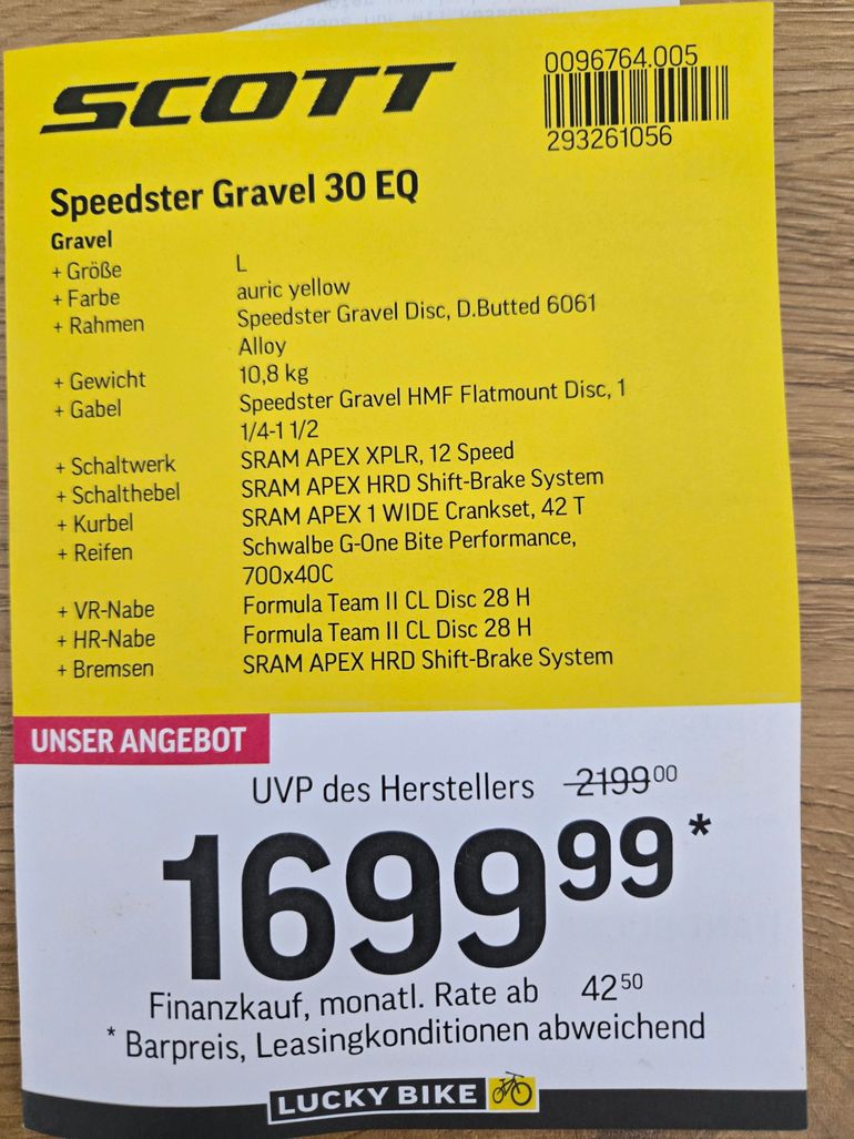 Used Scott Speedster Gravel 30 EQ 2024 2024 Road & Gravel, Orange — image 4 of 4