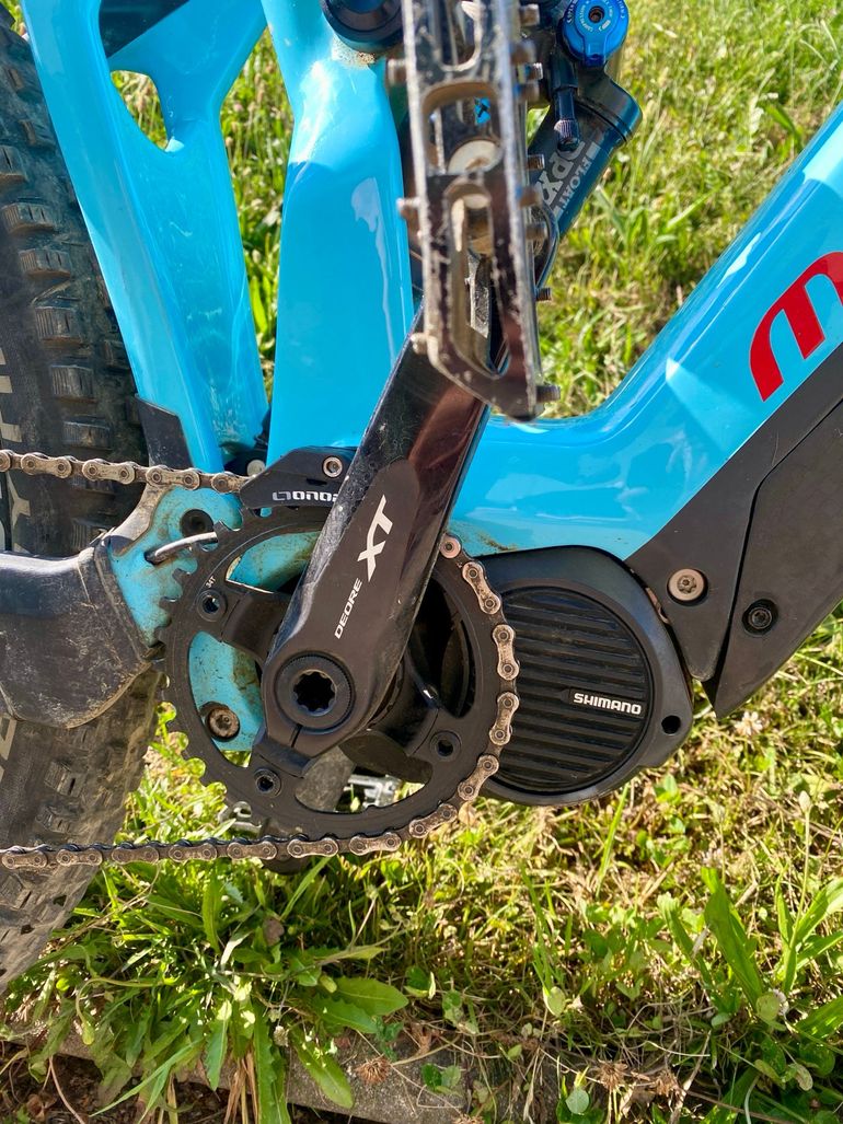 Used Mondraker E-crusher SRAM EX1 2019 Mountainbike, Blau — image 5 of 10
