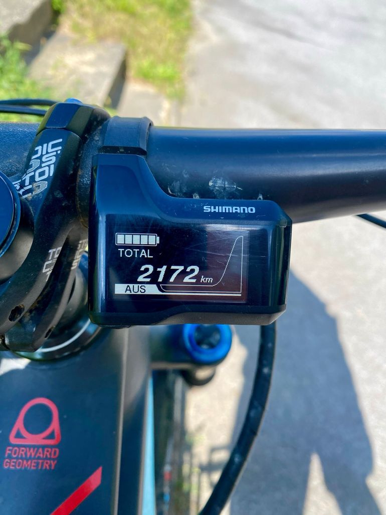 Used Mondraker E-crusher SRAM EX1 2019 Mountainbike, Blau — image 4 of 10