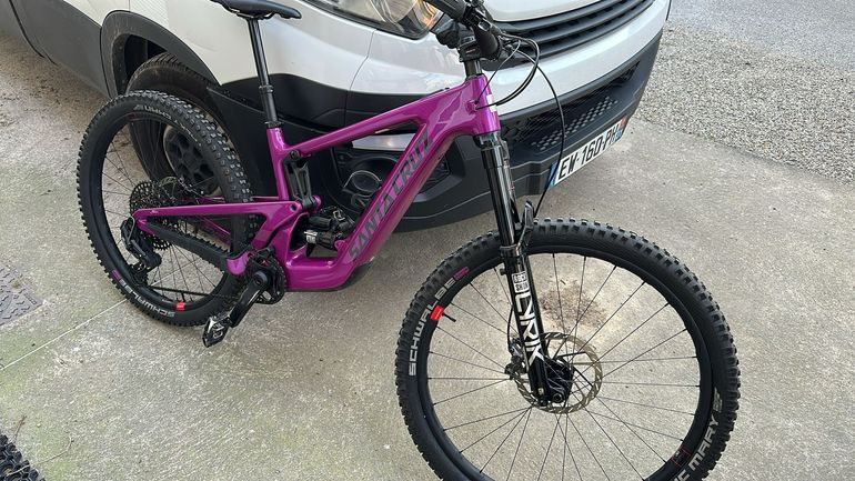 Used Santa Cruz Heckler SRAM X01 Eagle AXS 2024 Mountainbike, Violett — image 1 of 6