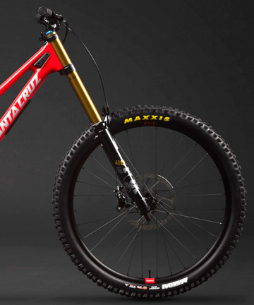 Used Santa Cruz V10 SRAM X01 DH 2024 Mountainbike, Red — image 6 of 8