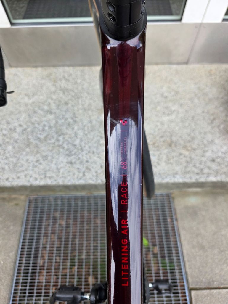 Used CUBE LITENING AIR C:68X RACE 2023 2023 Road & Gravel, Red — image 4 of 4