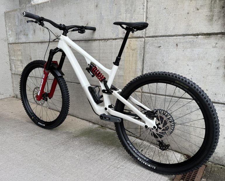 Used Specialized Stumpjumper EVO Sram Eagle Transmission GX 2023 Mountainbike, White — image 4 of 11