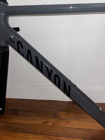 Used Canyon Endurace 7 RAW 2024 Frameset 2024 Road & Gravel, Light Gray — image 3 of 9