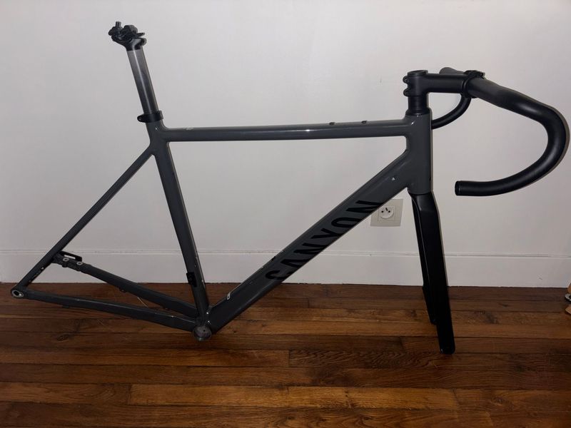 Used Canyon Endurace 7 RAW 2024 Frameset 2024 Road & Gravel, Light Gray — image 1 of 9