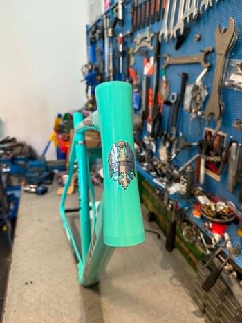 Used Bianchi VIA NIRONE 7. NUOVO. NOS Frameset 2020 Road & Gravel, Blau — image 12 of 15