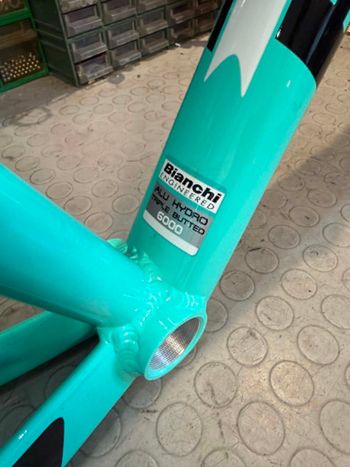 Used Bianchi VIA NIRONE 7. NUOVO. NOS Frameset 2020 Road & Gravel, Blau — image 15 of 15