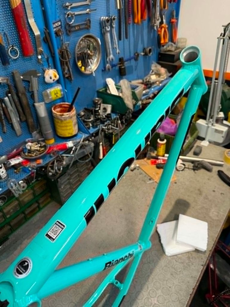 Used Bianchi VIA NIRONE 7. NUOVO. NOS Frameset 2020 Road & Gravel, Blau — image 13 of 15