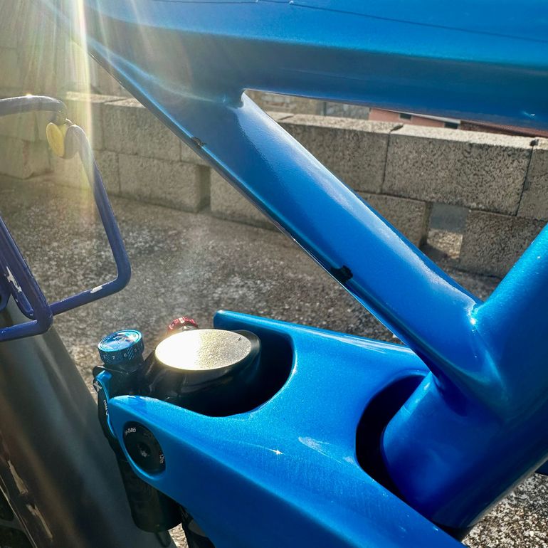 Used CUBE STEREO 150 C:62, SL 29 2022 2022 Mountainbike, Blue, 29 — image 7 of 12