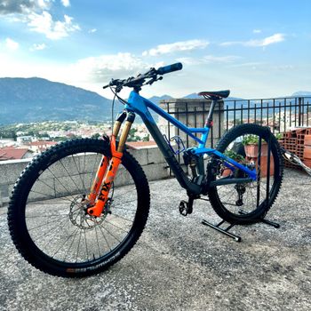 Used CUBE STEREO 150 C:62, SL 29 2022 2022 Mountainbike, Blue, 29 — image 4 of 12