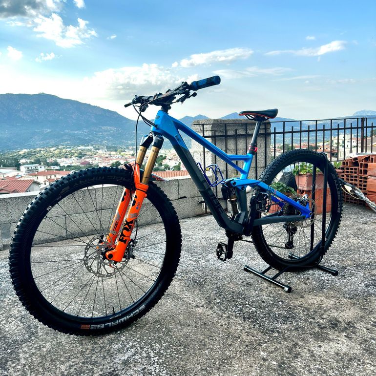 Used CUBE STEREO 150 C:62, SL 29 2022 2022 Mountainbike, Blue, 29 — image 4 of 12