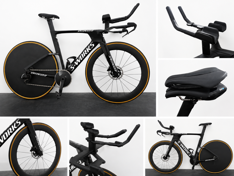 Used Specialized S-Works Shiv TT Disc 2020 2020 Road & Gravel, Black — image 1 of 7
