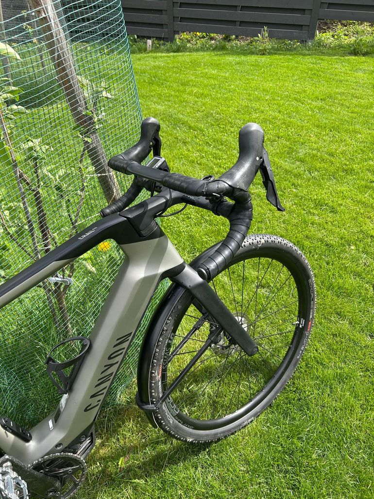 Used Canyon Grail:ON CF 7 2021 2021 Road & Gravel, Light Gray — image 8 of 10