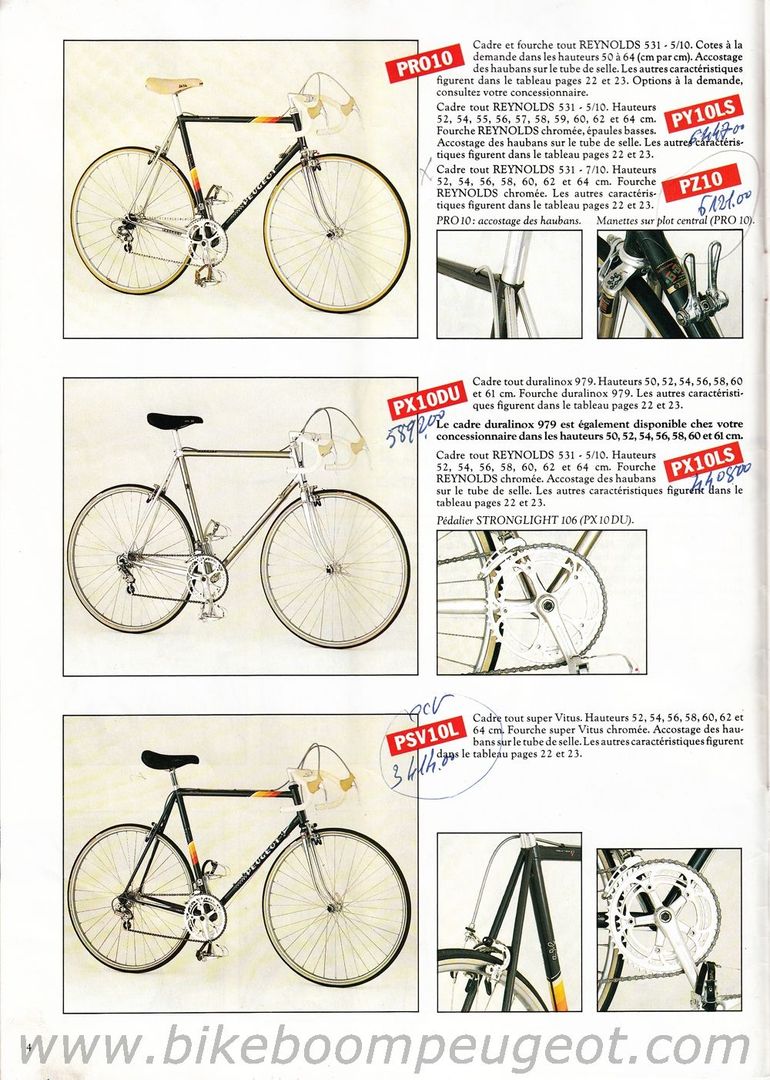 Used Peugeot PSV10L 1985 Road & Gravel, Red — image 19 of 19