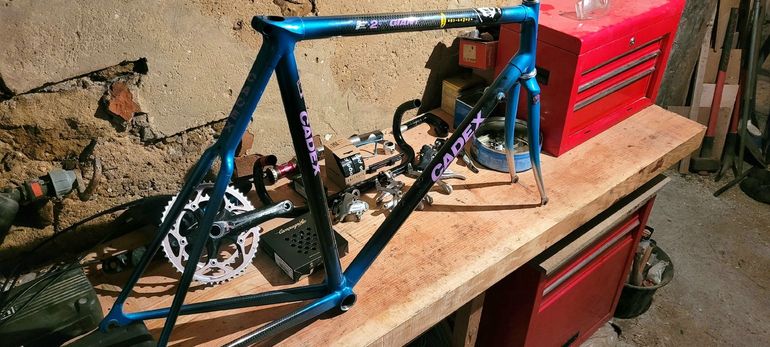 Used Giant Cadex Campagnolo Veloce 1996 Road & Gravel, Blue — image 12 of 12