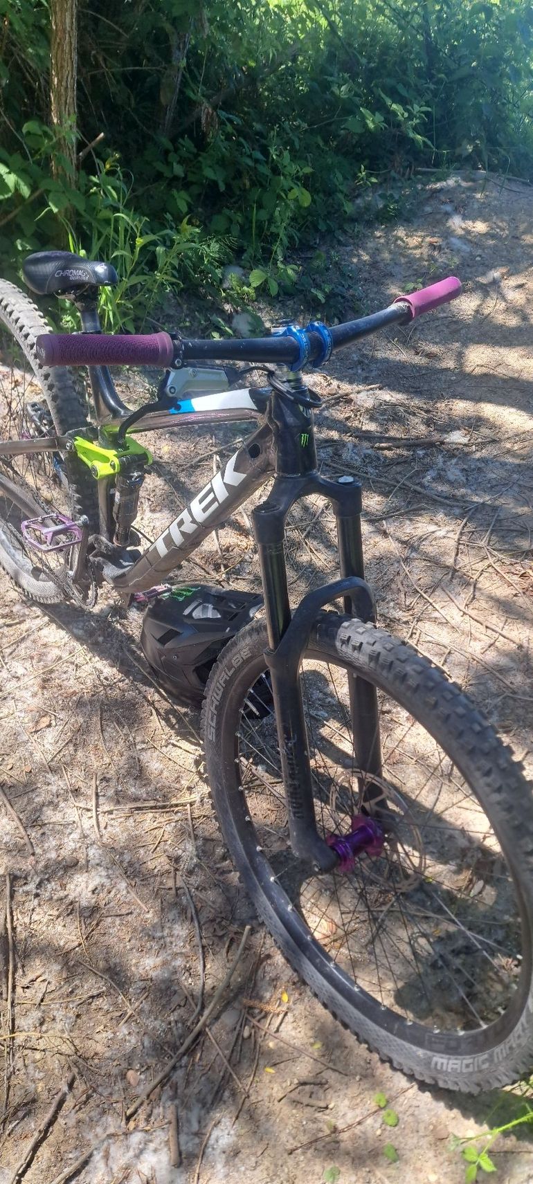 Used Trek Fuel ex Single Speed / Fixed Gear 2017 Mountainbike, Purple — image 2 of 7