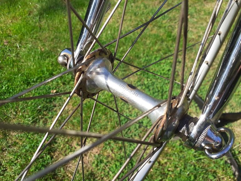 Used Rebellato Bicicletta Da Corsa Vintage (1985 Circa), Telaio Artigianale Rebellato In Tubi Acciaio Columbus SLX 1985 Road & Gravel, Blu — image 15 of 26