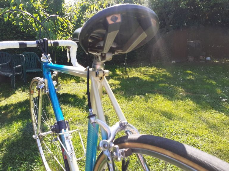 Used Rebellato Bicicletta Da Corsa Vintage (1985 Circa), Telaio Artigianale Rebellato In Tubi Acciaio Columbus SLX 1985 Road & Gravel, Blu — image 8 of 26