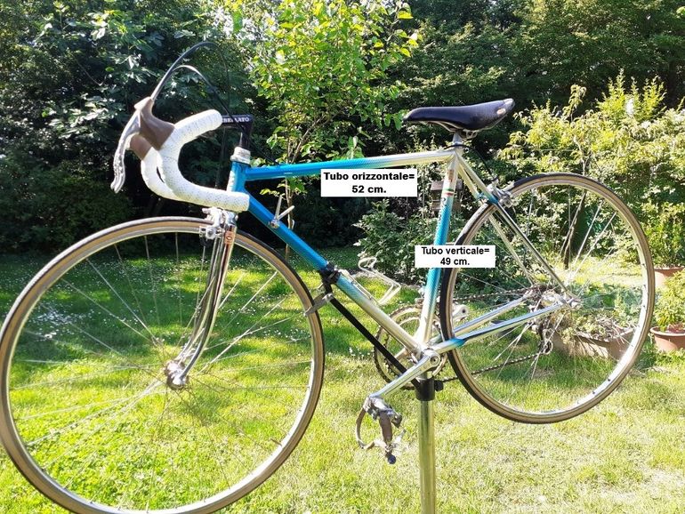 Used Rebellato Bicicletta Da Corsa Vintage (1985 Circa), Telaio Artigianale Rebellato In Tubi Acciaio Columbus SLX 1985 Road & Gravel, Blu — image 2 of 26