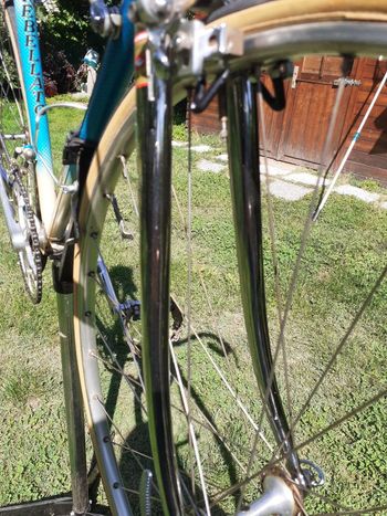 Used Rebellato Bicicletta Da Corsa Vintage (1985 Circa), Telaio Artigianale Rebellato In Tubi Acciaio Columbus SLX 1985 Road & Gravel, Blu — image 21 of 26