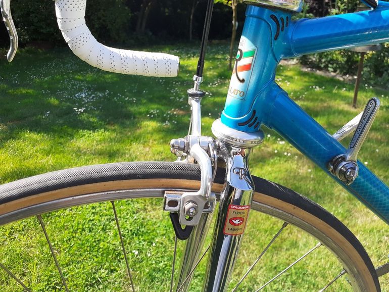 Used Rebellato Bicicletta Da Corsa Vintage (1985 Circa), Telaio Artigianale Rebellato In Tubi Acciaio Columbus SLX 1985 Road & Gravel, Blu — image 10 of 26