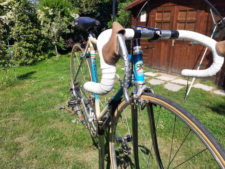 Used Rebellato Bicicletta Da Corsa Vintage (1985 Circa), Telaio Artigianale Rebellato In Tubi Acciaio Columbus SLX 1985 Road & Gravel, Blu — image 4 of 26