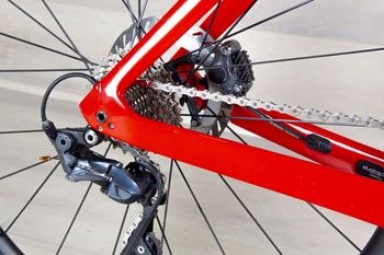 Used Trek Madone SL 6 2022 Road & Gravel, Red — image 8 of 16