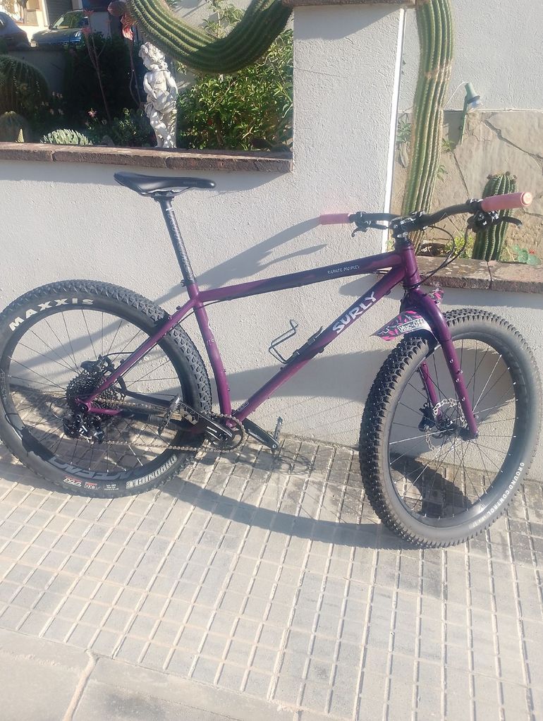 Used Surly Karate Monkey Organic Eggplant - Rigid Fork 2024 2024 Mountainbike, Purple — image 1 of 9