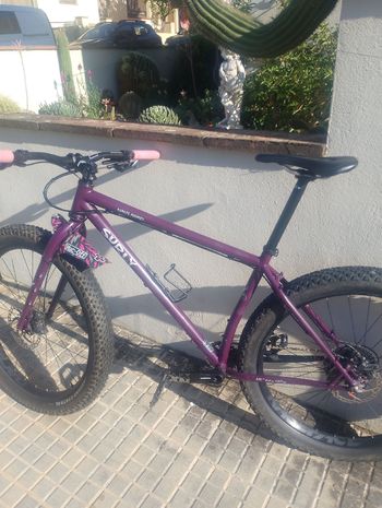 Used Surly Karate Monkey Organic Eggplant - Rigid Fork 2024 2024 Mountainbike, Purple — image 2 of 9