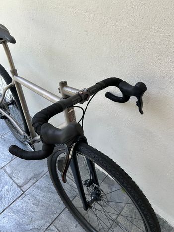 Used Moots Routt 45 SRAM FORCE AXS 1X WIDE XPLR 2022 2022 Road & Gravel, Light Gray — image 3 of 5