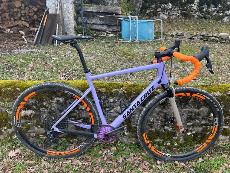 Used Santa Cruz STIGMATA Rival 1x AXS / Carbon CC 2023 2023 Road & Gravel, Violett — image 3 of 6