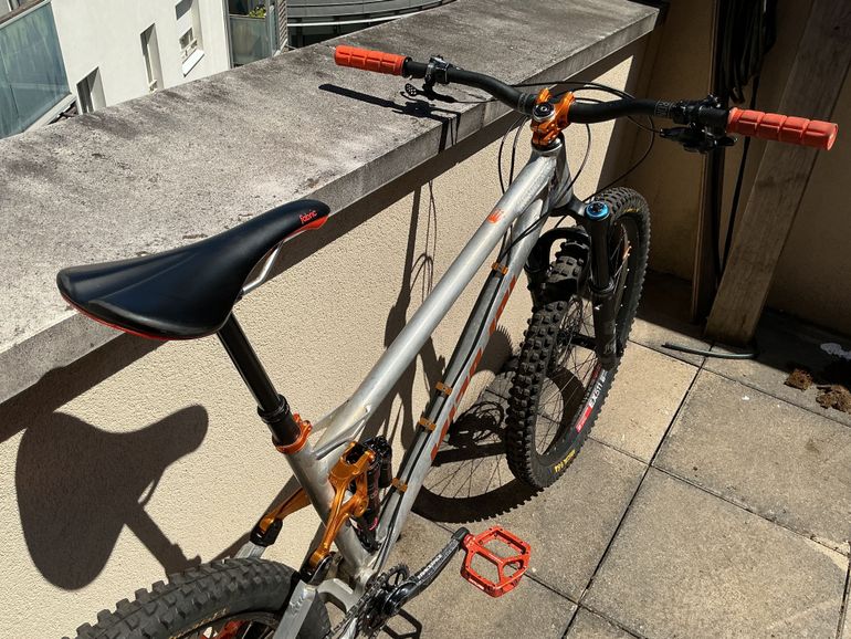Used Nicolai Nicolai S14 ST 2021 Mountainbike, Light Gray — image 3 of 6