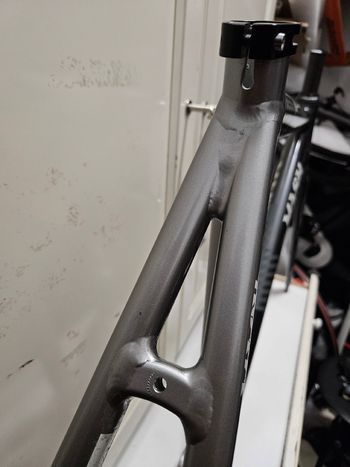 Used Cinelli Mash Frameset 2021 Road & Gravel, Gris claro — image 9 of 15