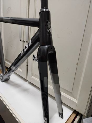 Used Cinelli Mash Frameset 2021 Road & Gravel, Gris claro — image 6 of 15