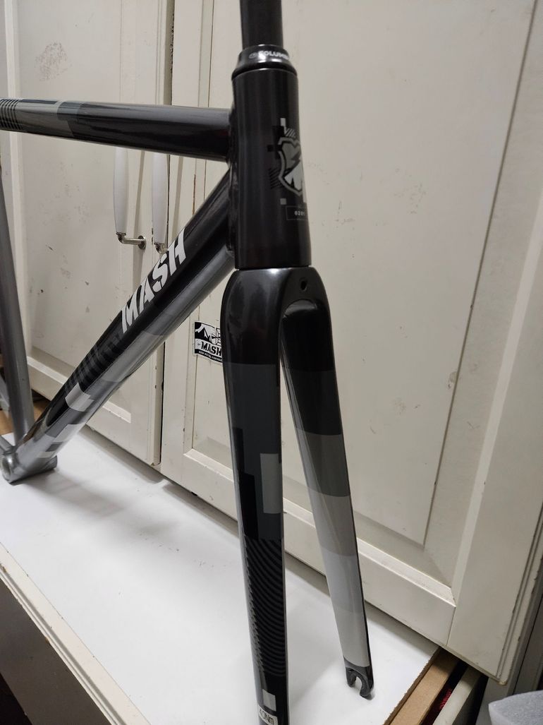 Used Cinelli Mash Frameset 2021 Road & Gravel, Gris claro — image 6 of 15