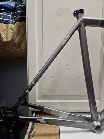 Used Cinelli Mash Frameset 2021 Road & Gravel, Gris claro — image 2 of 15