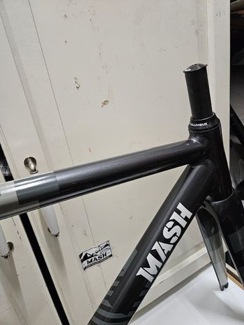Used Cinelli Mash Frameset 2021 Road & Gravel, Gris claro — image 8 of 15
