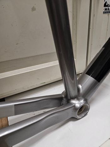 Used Cinelli Mash Frameset 2021 Road & Gravel, Gris claro — image 4 of 15