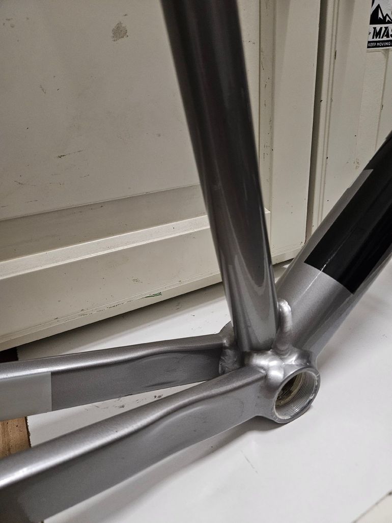 Used Cinelli Mash Frameset 2021 Road & Gravel, Gris claro — image 4 of 15
