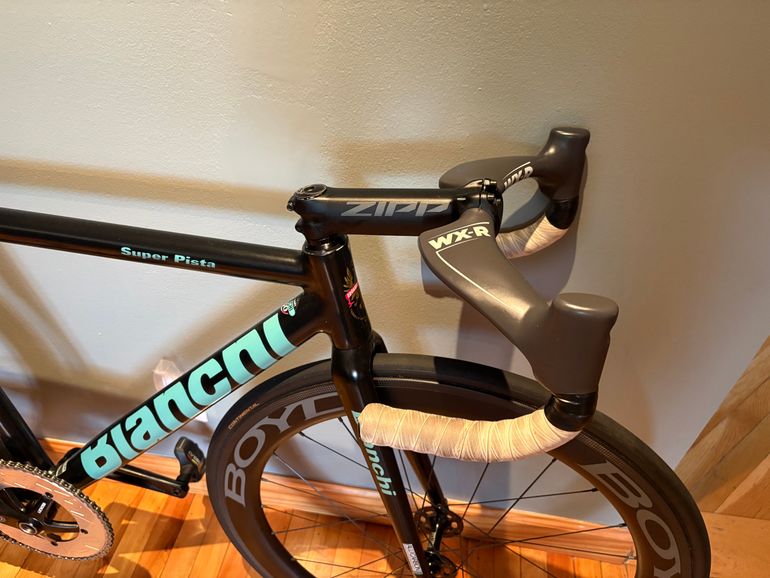 Used Bianchi Super Pista Frameset 2018 2018 Road & Gravel, Black — image 3 of 5